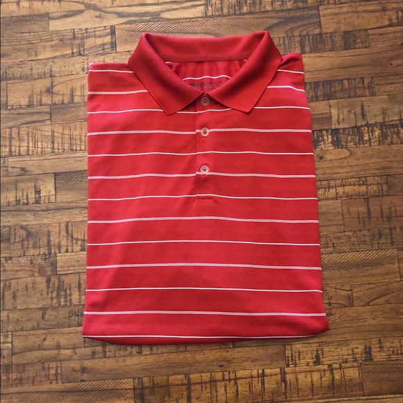 Nike Other - Men's Nike Golf  Dri-Fit Striped Polo Shirt